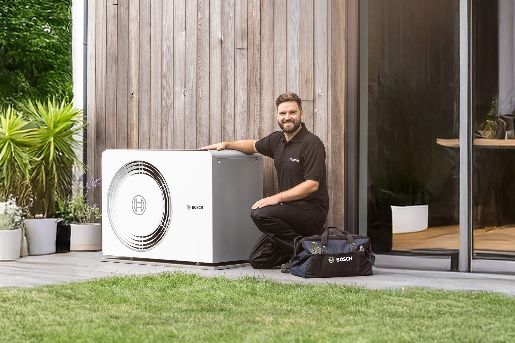 Bosch varmepumpe installation